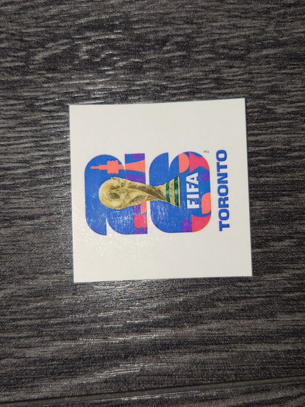 Official FIFA 2026 Toronto Gold & Blue Temporary Tattoo